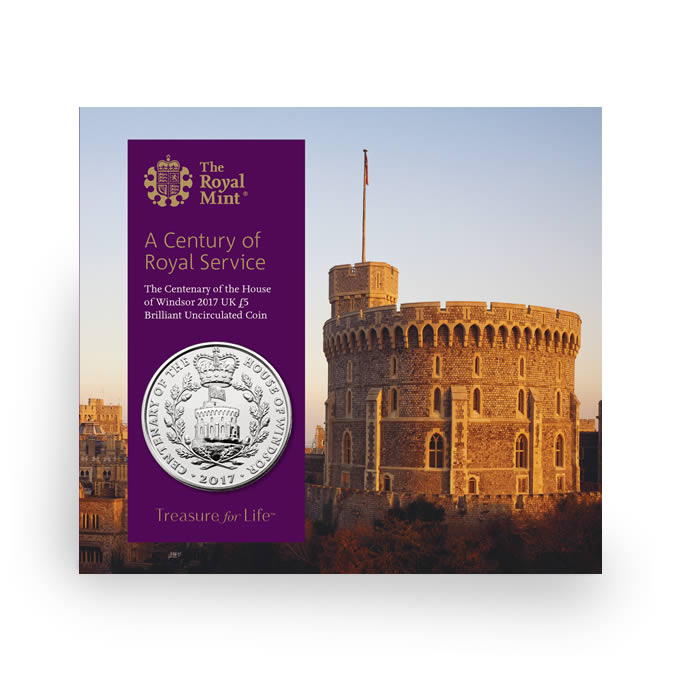 2017 £5 BU Coin Pack - A Century of Royal Service